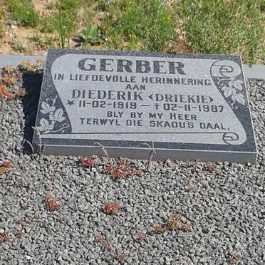 GERBER Diederik 1919-1987