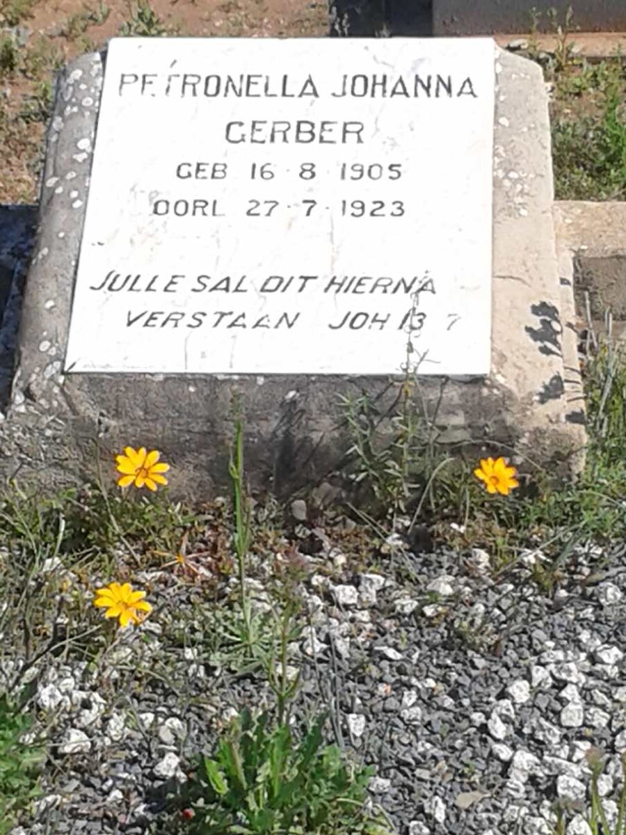 GERBER Petronella Johanna 1905-1923