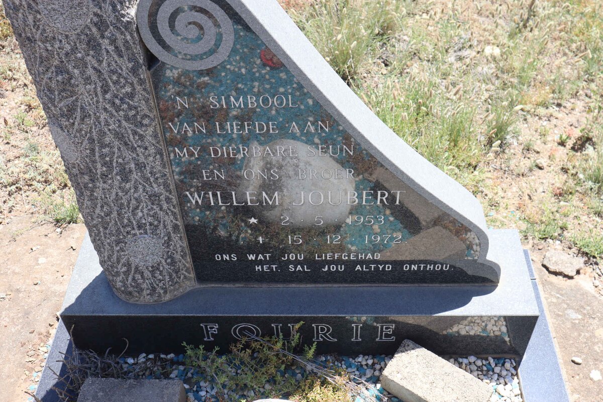 FOURIE Willem Joubert 1953-1972