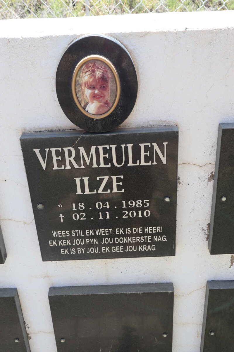 VERMEULEN Ilze 1985-2010