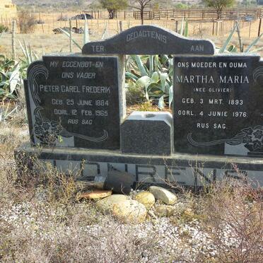 Western Cape, OUDTSHOORN district, Armoed, Volmoed School, cemetery