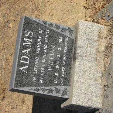 ADAMS William 1943-1965