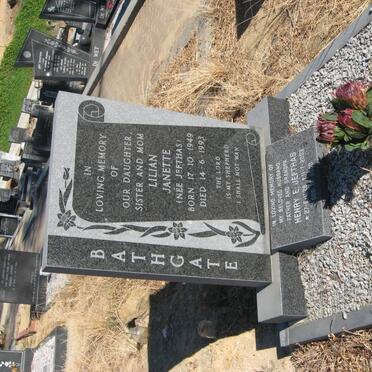 BATHGATE Lilian Janette nee JEFTHAS 1949-1993