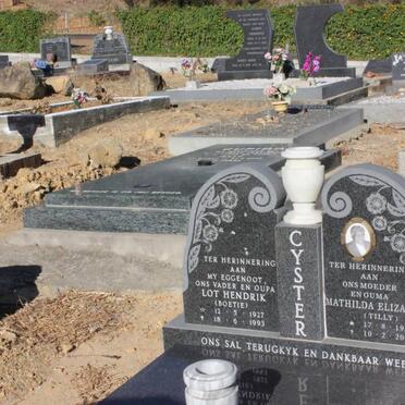 CYSTER Lot Hendrik 1927-1993 &amp; Mathilda Elizabeth 1925-2004