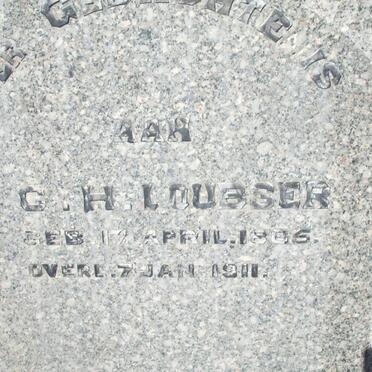 LOUBSER G.H. 1865-1911