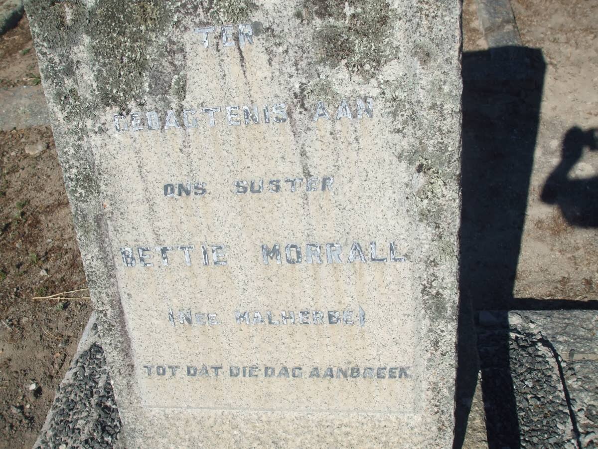 MORRALL Bettie nee MALHERBE