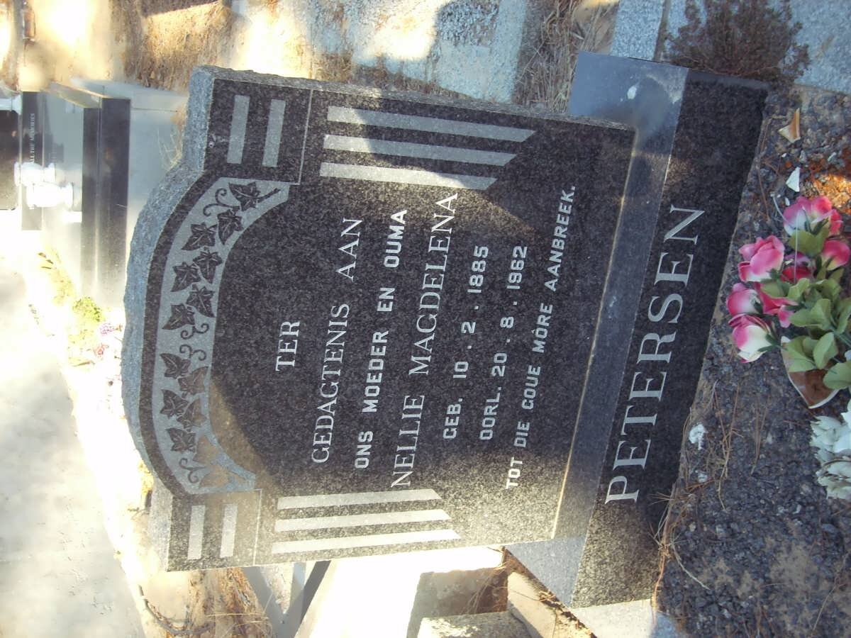PETERSEN Nellie Madgelena 1885-1962
