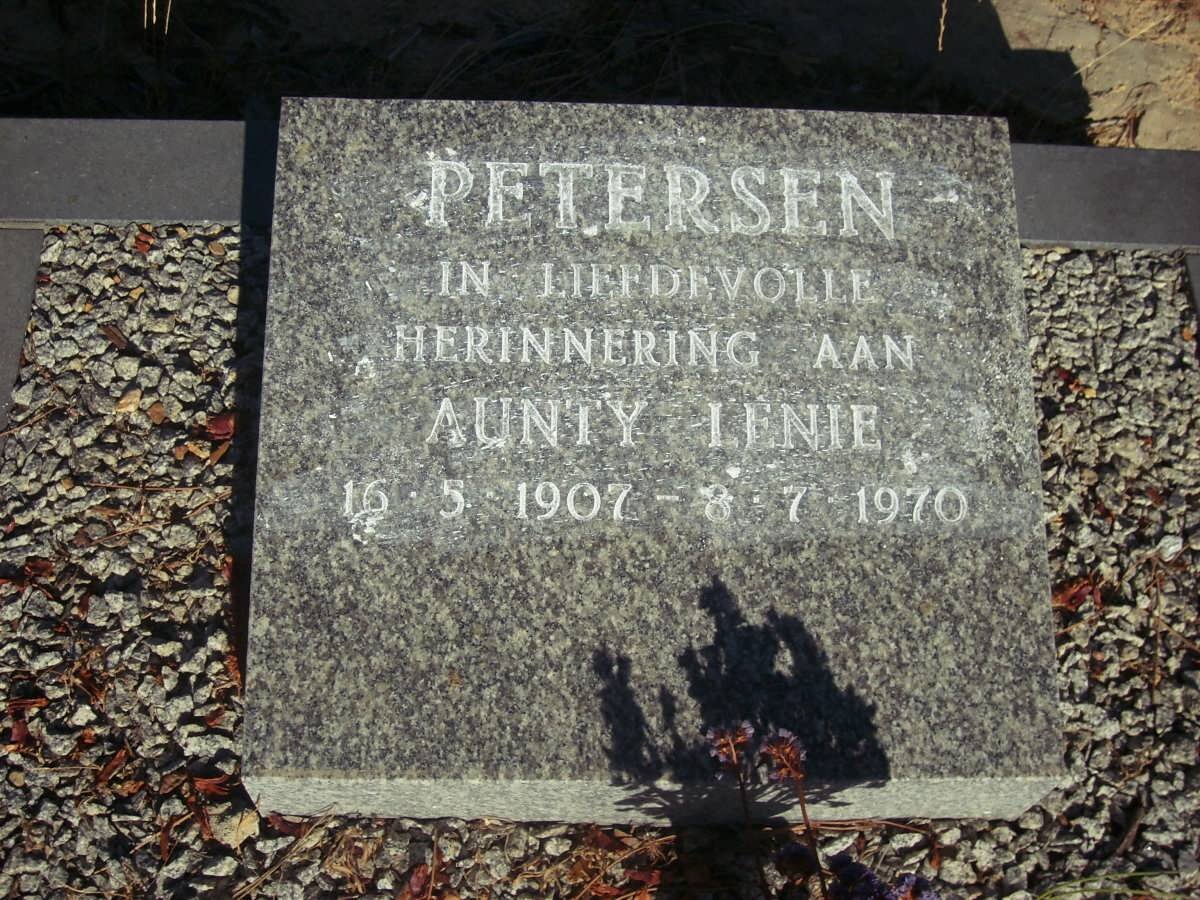 PETERSEN Lenie 1907-1970