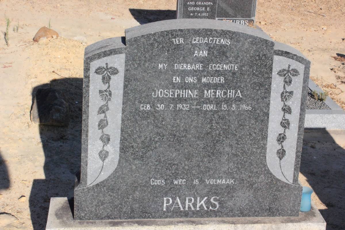 PARKS Josephine Merchia 1932-1966