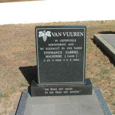 VUUREN Stephanus Gabriel Malherbe, van 1939-1990