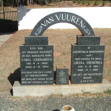 VUUREN Carel Gerhardus, van 1908-1964 &amp; Louisa Frederika 1910-1989