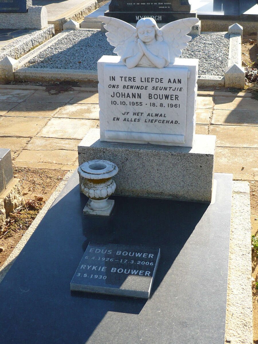 BOUWER Johann 1955-1961 :: BOUWER Edus 1926-2006 :: BOUWER Rykie 1930-