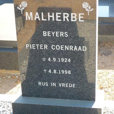 MALHERBE Beyers Pieter Coenraad 1924-1998