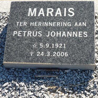 MARAIS Petrus Johannes 1921-2006