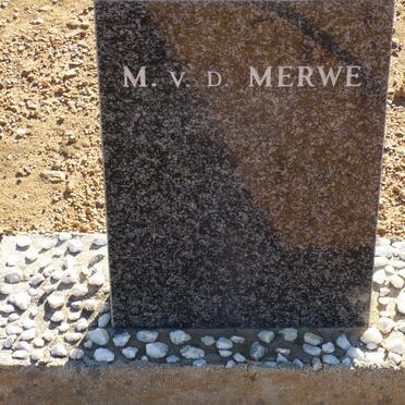 MERWE M., v.d.