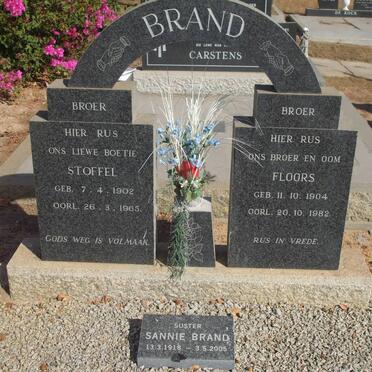 BRAND Stoffel 1902-1965 :: BRAND Floors 1904-1982 :: BRAND Sannie 1918-2005