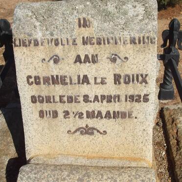 ROUX Cornelia, le -1925