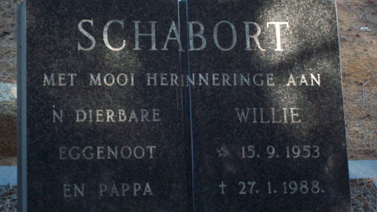 SCHABORT Willie 1953-1988