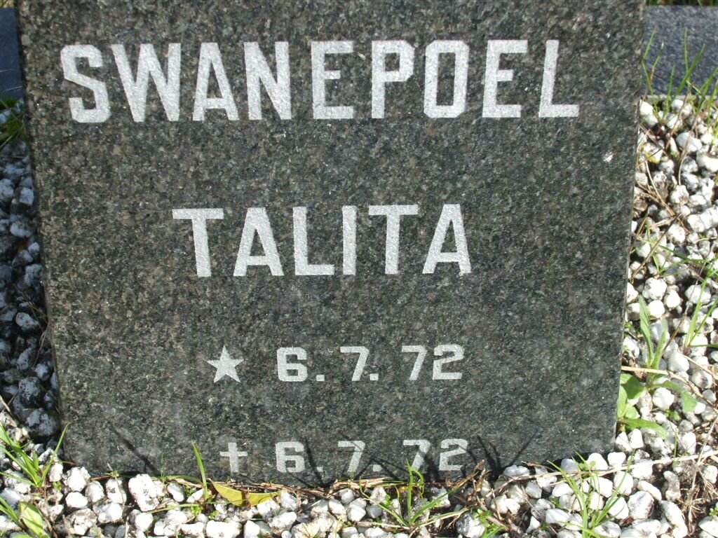 SWANEPOEL Talita 1972-1972