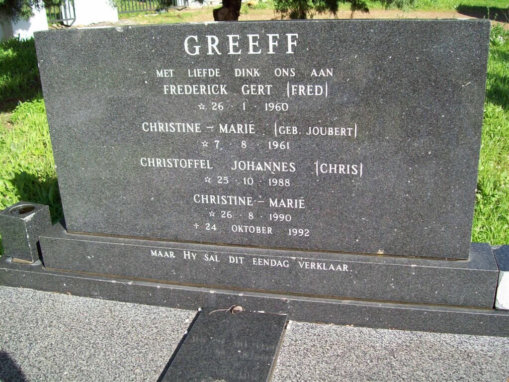 GREEFF :: JOUBERT