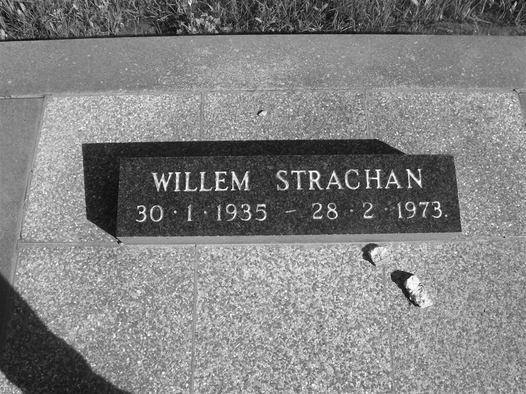 STRACHAN Willem 1935-1973