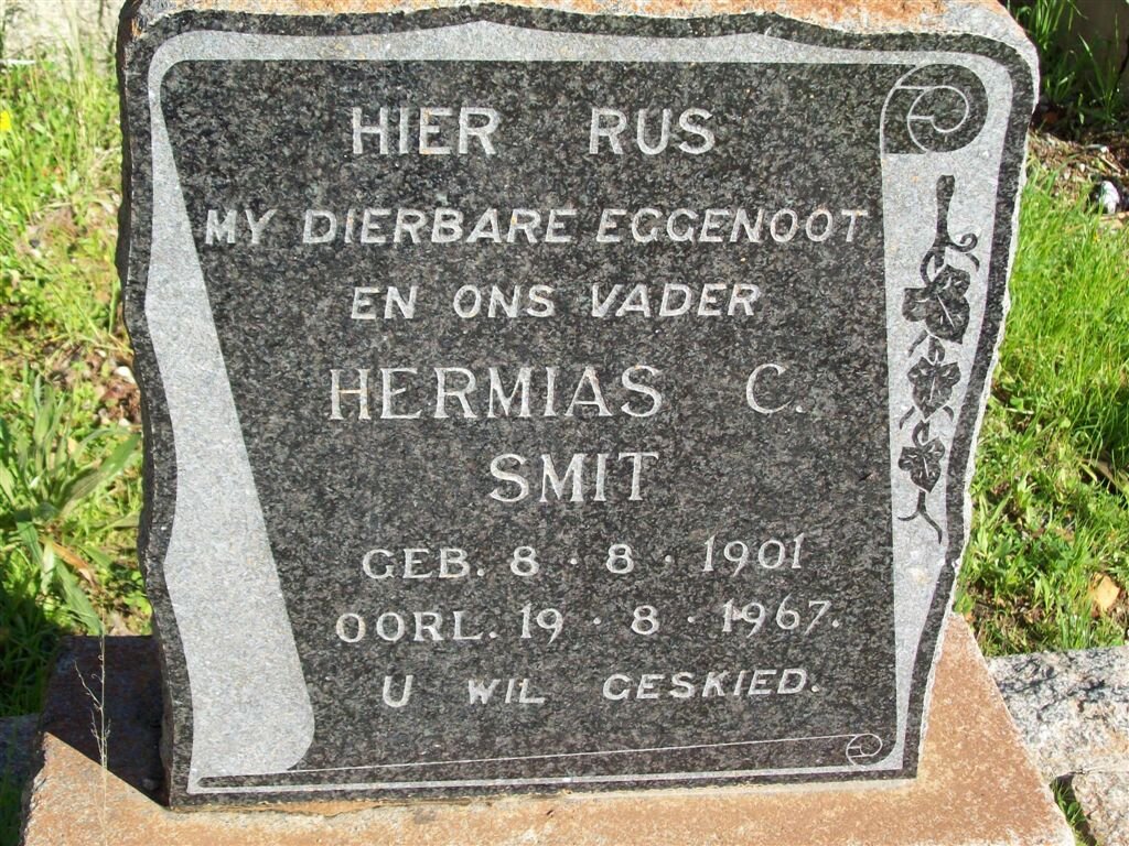 SMIT Hermias C. 1901-1967