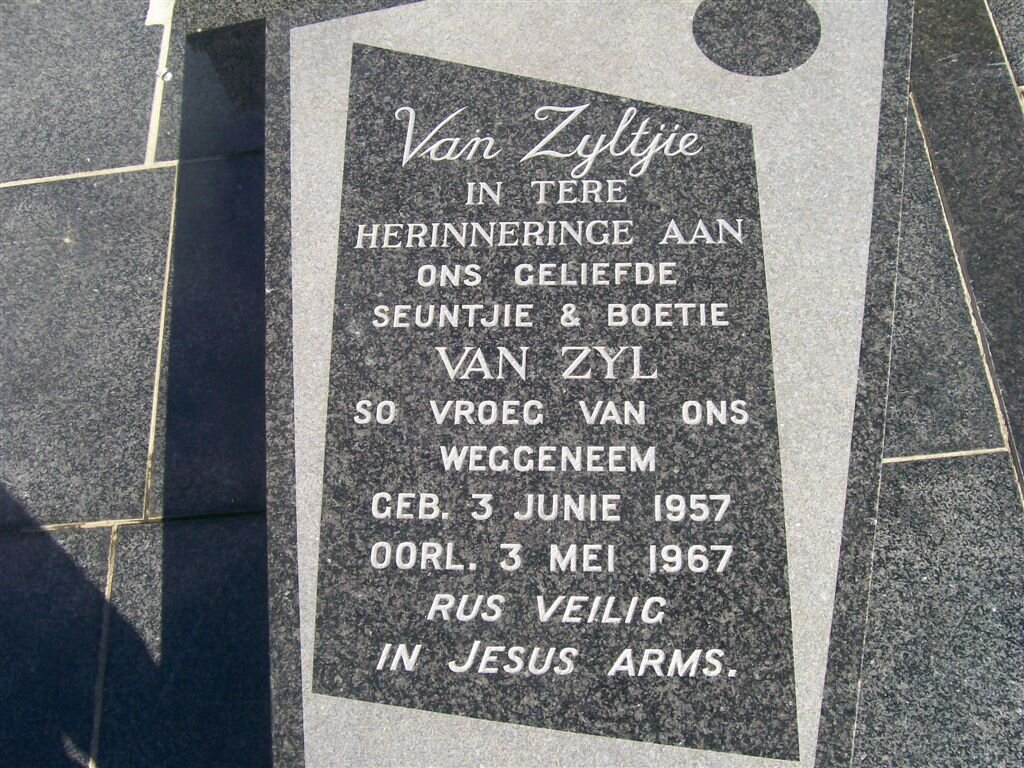 ZYL Van Zyltjie, van 1957-1967
