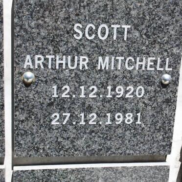 SCOTT Arthur Mitchell 1920-1981