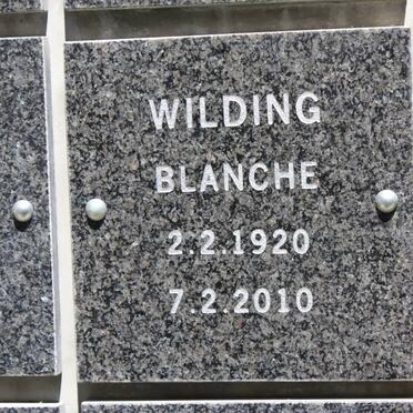 WILDING Blanche 1920-2010