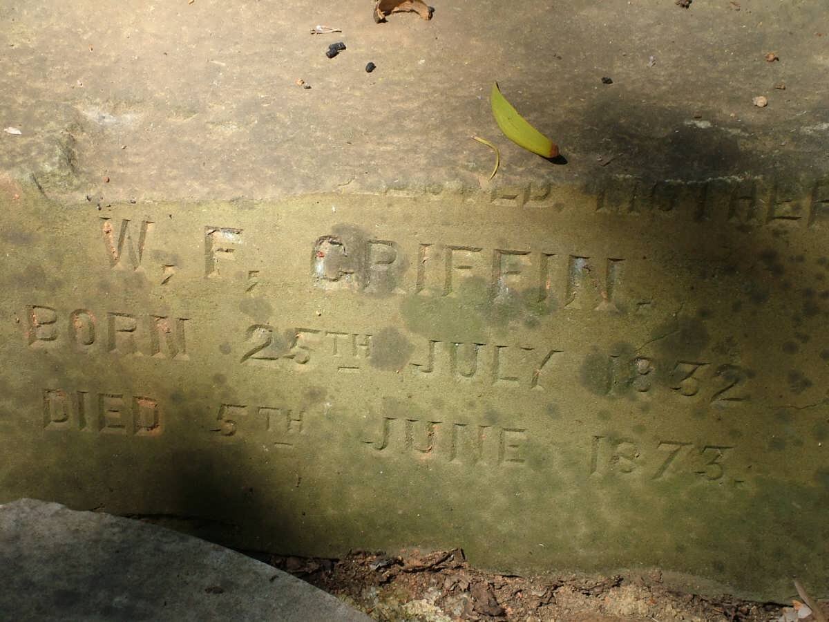 GRIFFIN W.F. 1882-1873