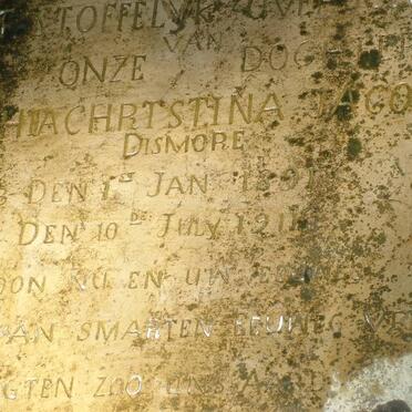 DISMORE Sophia Christina Jacoba 1891-1911