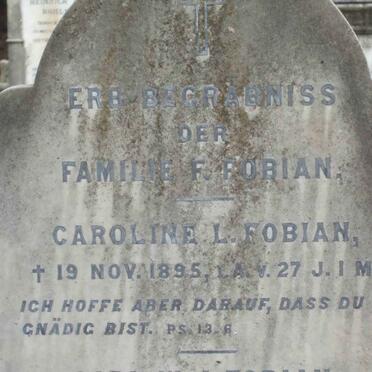 FOBIAN Caroline L. -1895