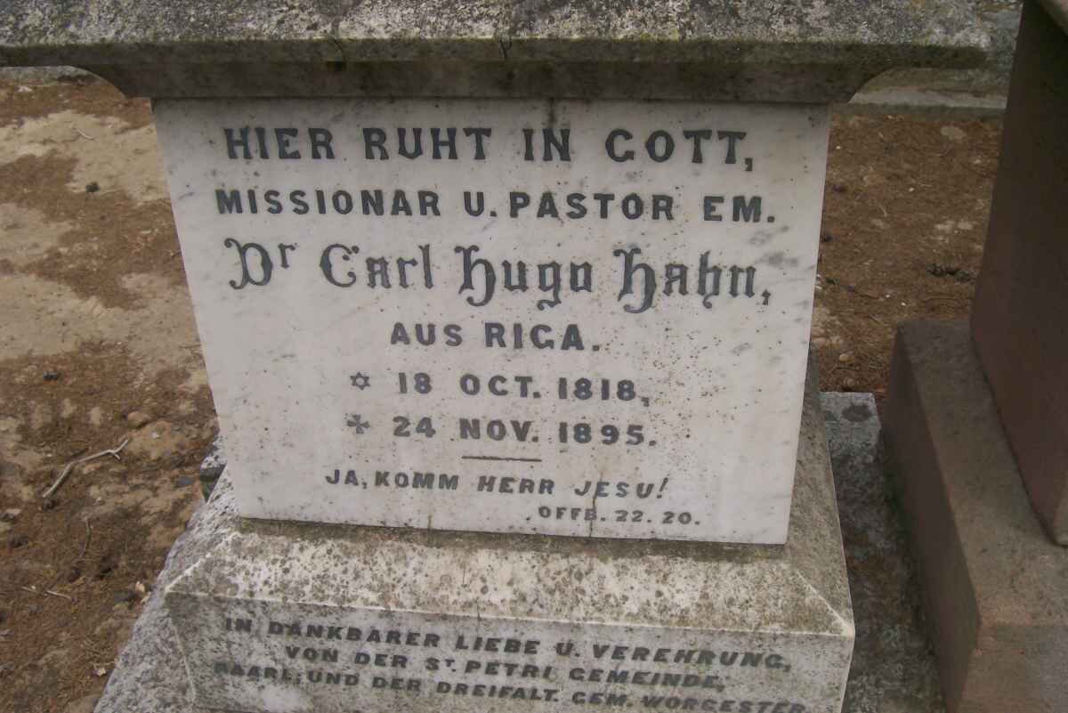 HAHN Carl Hugo 1818-1895 