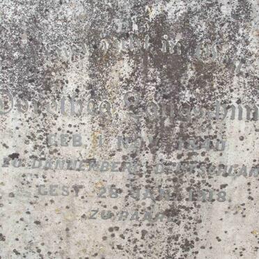 ? LANGER??? Dorothea 1840-1918