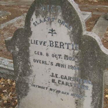 CARSTENS Bertie 1902-1904