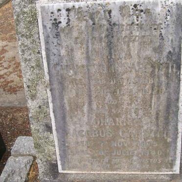 CARSTEN Johannes Jacobus 1875-1940 &amp; Maria Christina 1881-1928