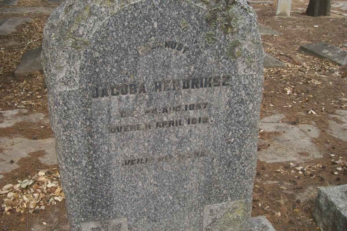 HENDRIKSZ Jacoba 1857-1912