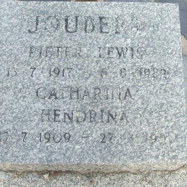 JOUBERT Pieter Lewis 1917-1932 &amp; Catharina Hendrina 1909-1991