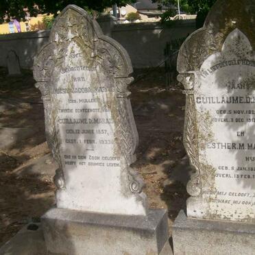 MARAIS Guillaume D. 1822-1913 &amp; Esther M. LE ROUX 1829-1883  :: MARAIS Louisa Jacoba nee MULLER 1857-1933