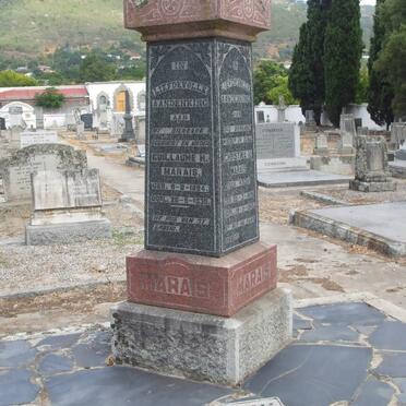 MARAIS Guillaume H. 1894-1935 &amp; Christina H. KOCH 1895-1965