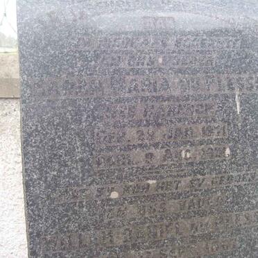 PLESSIS Willem Daniel, du ??-?? &amp; ?? Maria ?? ??-??