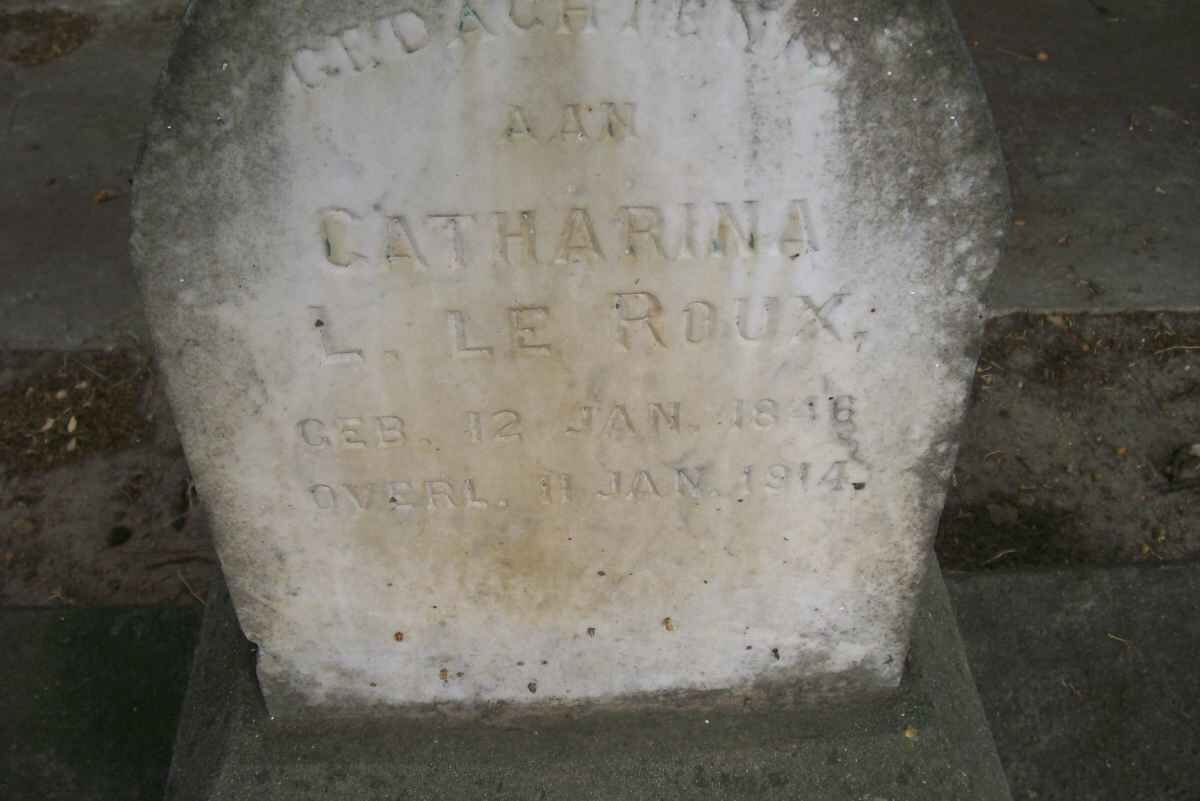 ROUX Catharina L., le 1846-1914