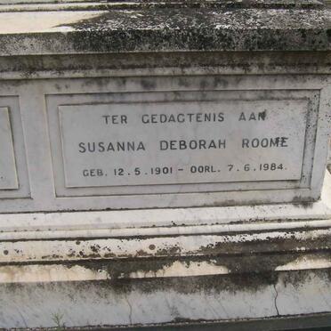 ROOME Susanna Deborah 1901-1984