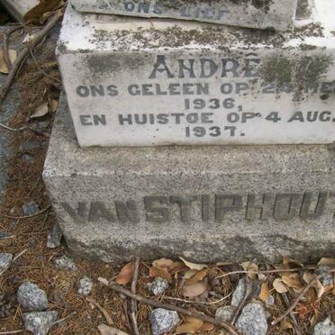 STIPHOUT Andre, van 1936-1937