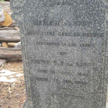 SPUY Ernst S.Z., v.d. 1858-1922 &amp; Maria M. -1920