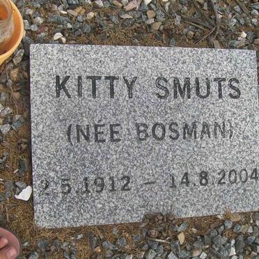 SMUTS Kitty nee BOSMAN 1912-2004