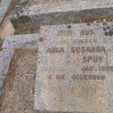 SPUY Anna Susanna, van der -1938