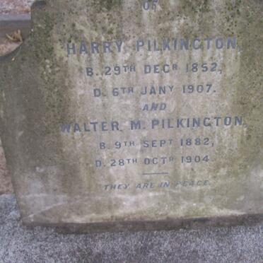 PILKINGTON Harry 1852-1907 :: PILKINGTON Walter M. 1882-1904
