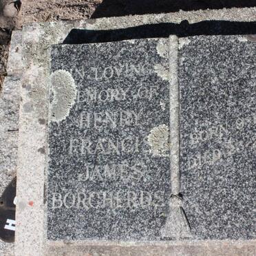 BORCHERDS Henry Francis James 1860-1955