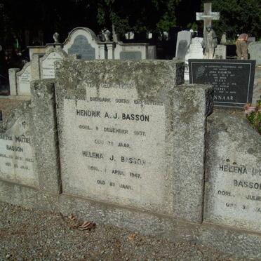 BASSON Hendrik A.J. -1937 &amp; Helena J. -1947 :: BASSON Helena -1936 :: BASSON Martha -1923